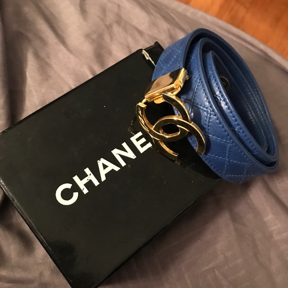 Chanel blue gorgeous belt - Picture 2 of 5